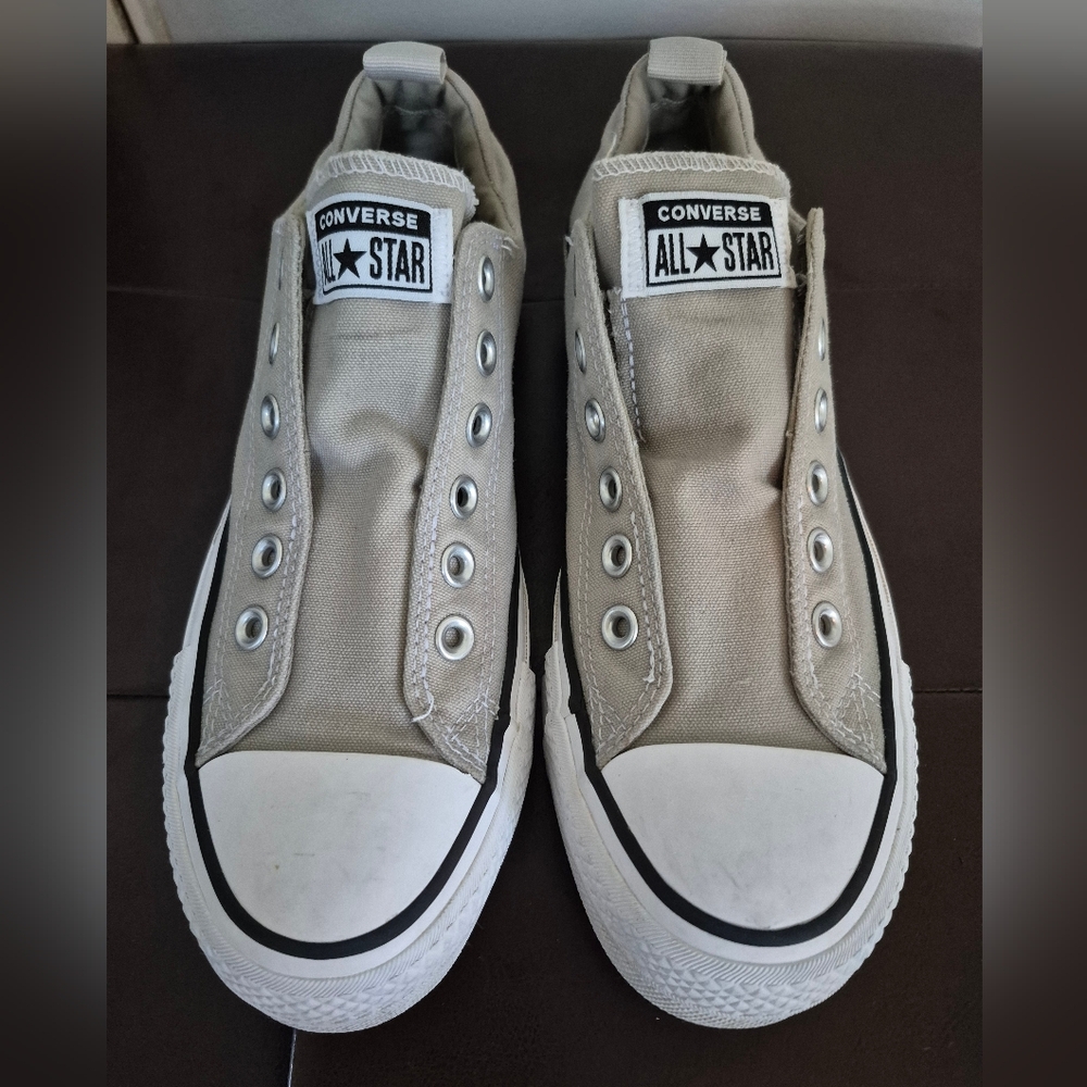 Converse Gray Slip-On Sneakers